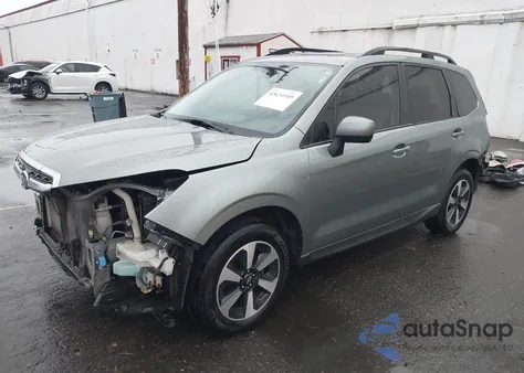 2017 Subaru Forester 2.5I Premium из США, поврежденный, VIN JF2SJAEC6HH510155